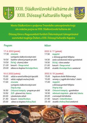 XXIII. Sládkovičovské kultúrne dni 1