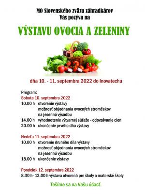 Výstava ovocia a zeleniny 1
