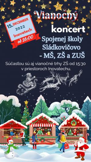 Vianočný koncert Spojenej školy Sládkovičovo 1
