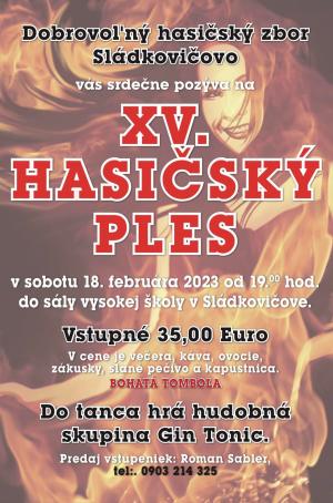XV. Hasičský ples 1
