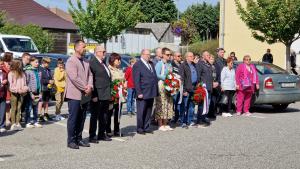 Slávnostné kladenie vencov pri príležitosti 79. výročia SNP 1