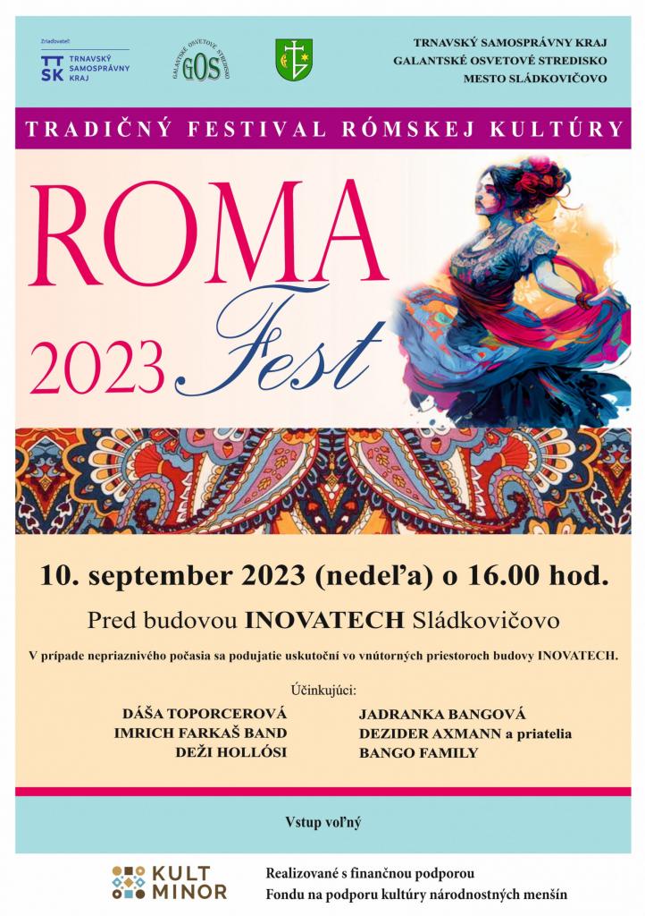 ROMA fest 2023 - tradičný festival rómskej kultúry 1