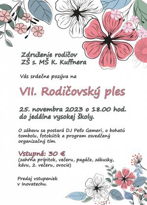 VII. Rodičovský ples ZŠ s MŠ K. Kuffnera 1