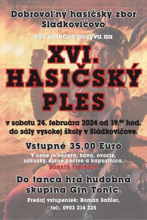 XVI. Hasičský ples 1